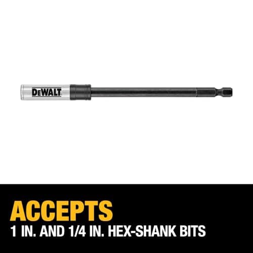 Miniatura de Extensión Sujetador de Puntas DEWALT Impact Ready, 6 Pulgadas (DWA6HLDFT) 4