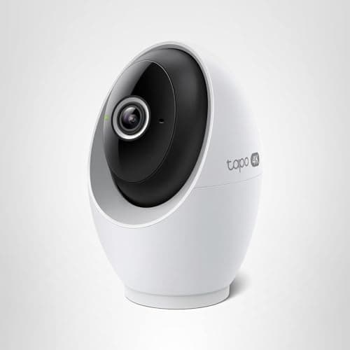 Tapo 4K Indoor Pan/Tilt Wired Security Camera - Works as a Baby Monitor, Person/Pet Detection, Facial Recognition, 360° AI Motion Tracking, Subscription-Free Local Storage or Optio thumbnail 12