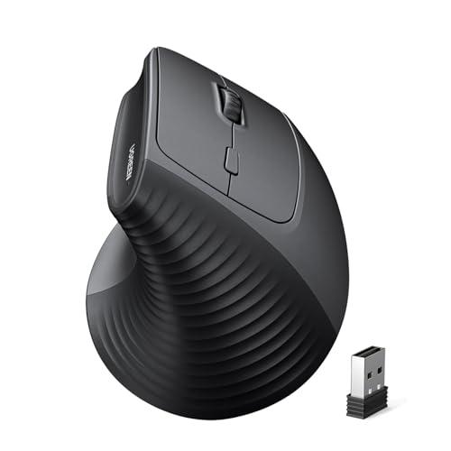 UGREEN Ergonomic Mouse, Wireless Bluetooth Vertical Mouse, Dual-Mode (BT 5.4 & USB 2.4G), Quiet Clicks, 4 Adjustable DPI (1000/1600/2000/4000), Compatible with Windows/Mac/Linux/An thumbnail 9