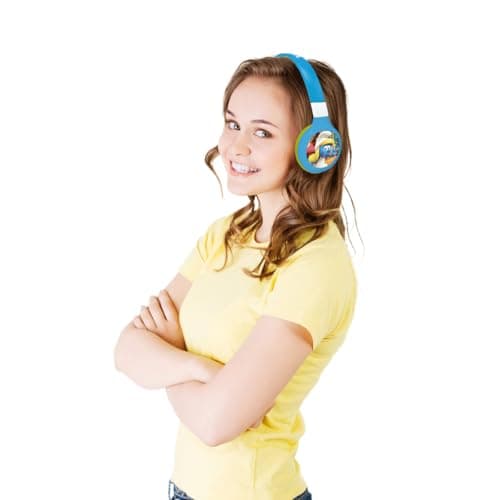 Audífonos LEXiBOOK Los Pitufos 2 en 1 Bluetooth/Alámbricos con Micrófono