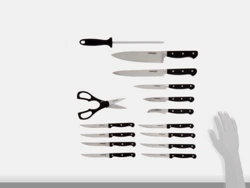 Cuisinart C77TR-16P Triple Rivet Collection 16-Piece Cutlery Block Set, Stainless Steel thumbnail 5