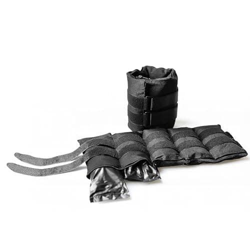 Miniatura de CAP Barbell HHA-CB020A1 20-Pound Pair Adjustable Ankle Weights, Black 2