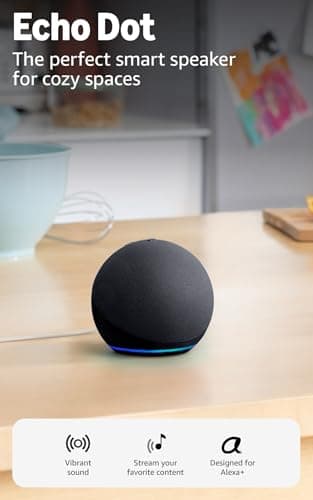 Amazon Echo Dot (Modelo Más Nuevo) – Bocina Inteligente con Sonido Vibrante y Alexa+, Color Carbón