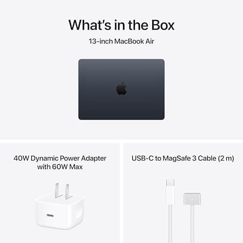 Apple 2026 MacBook Air 13-inch Laptop with M5 chip: Built for AI, 13.6-inch Liquid Retina Display, 16GB Unified Memory, 512GB SSD, 12MP Center Stage Camera, Touch ID, Wi-Fi 7; Midn thumbnail 9