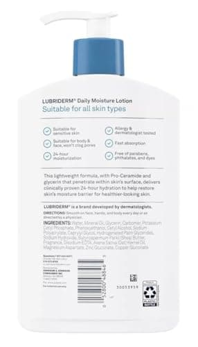 Lubriderm 0528004884650-DAILY MOISTURE BODY AND HAND LOTION WITH VITAMIN thumbnail 2