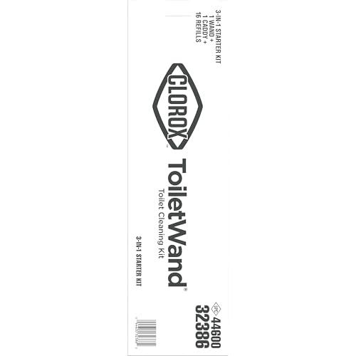 Clorox ToiletWand Disposable Toilet Cleaning System, Spring Cleaning Essential, ToiletWand, Storage Caddy, and 16 Disinfecting ToiletWand Scrubbing Pad Refills thumbnail 11