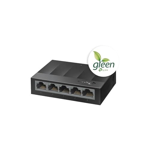 TP-Link Litewave 5 Port Gigabit Ethernet Switch | Desktop Ethernet Splitter | Unshielded Network Switch | Plug & Play | Fanless Quiet | Unmanaged (LS1005G)