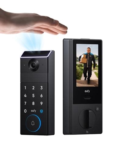 Cerradura Inteligente eufy FamiLock S3 Max: Reconocimiento de Palma y Cámara 2K HDR