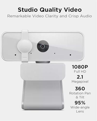 Miniatura de Cámara Web Lenovo 300 FHD 1080p: Gran Angular, Giro 360°, Mics Duales y Privacidad 3