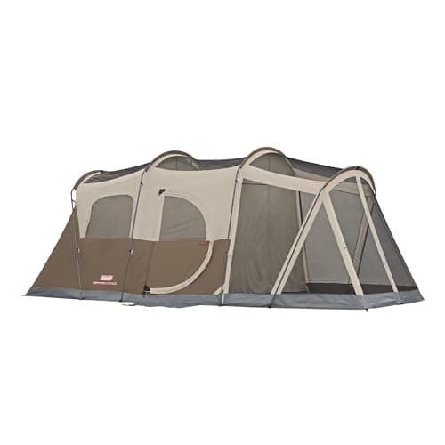 Coleman WeatherMaster 6-Person Camping Tent with Screened Porch, Weatherproof Tent with Screen Room, Rainfly & Carry Bag Included, Made Without PFAS Chemicals thumbnail 2