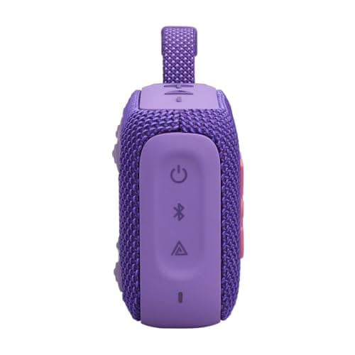 Miniatura de JBL Go 4 - Bocina Bluetooth Ultraportátil, Resistente al Agua y Polvo, Sonido Pro con Bajos Potentes, 7 Horas de Batería, Materiales Reciclados (Morado) 9