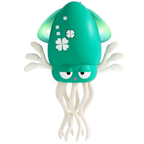 LZZAPJ Electric Dancing Octopus Light Music Suitable for 12-18 Months Old Baby Toys, Kid Crawling Squid Toys Suitable for Toddler Tummy Time, Birthday for 1 2 3 4 5 6 Year Old Boy 