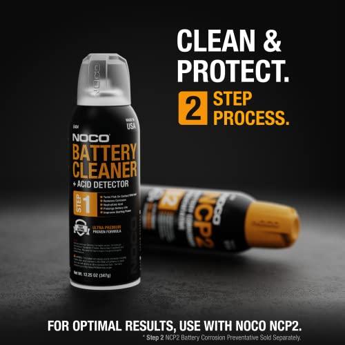 NOCO E404 12.25 Oz Battery Terminal Cleaner Spray and Corrosion Cleaner with Acid Detector thumbnail 4