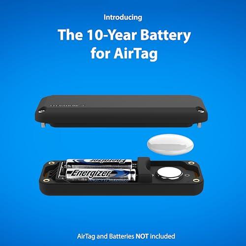 Elevation Lab AirTag 10-Year Extended Battery Case - Uses AA Batteries - 14x More Capacity Than CR2032 TimeCapsule | Waterproof, CR 2032 Battery Replacement thumbnail 2
