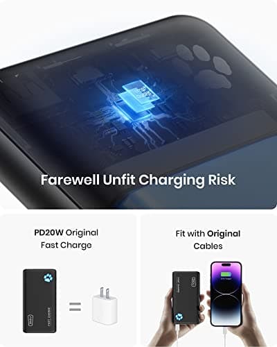 Miniatura de Power Bank INIU 10000mAh Ultra Delgado con Carga Rápida USB C 4