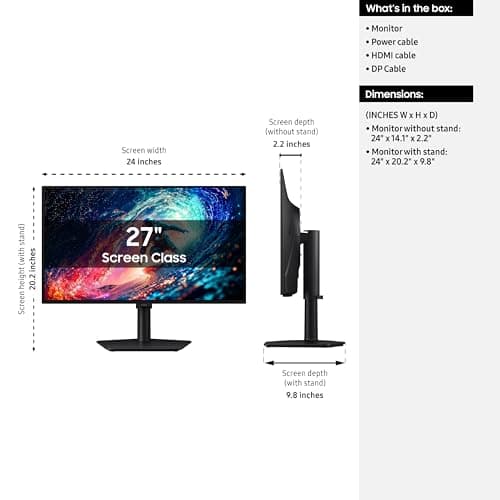 Miniatura de Monitor Gaming Samsung 27" Odyssey OLED G6 (G61SH) QD-OLED QHD (1440P) 5