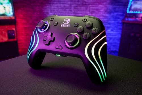 Controlador Gaming Inalámbrico PDP Afterglow Wave RGB para Nintendo Switch