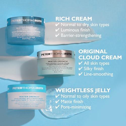 Peter Thomas Roth | Water Drench® Hyaluronic Cloud Cream Hydrating Refillable Moisturizer | Hyaluronic Acid Cream For All Skin Types, Line-Smoothing, Fragrance-Free thumbnail 9