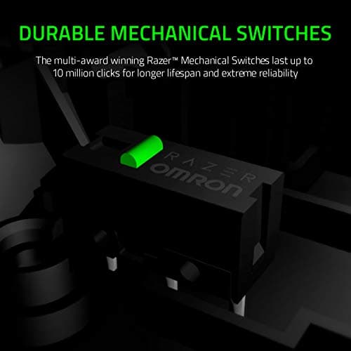Miniatura de Razer DeathAdder Essential Gaming Mouse: 6400 DPI Optical Sensor - 5 Programmable Buttons - Mechanical Switches - Rubber Side Grips - Mercury White 4