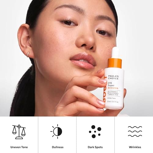 Paula's Choice BOOST C15 Super Booster, 15% Vitamin C Serum for Face, Face Serum with Vitamin E & Ferulic Acid for Discoloration & Glow, Fragrance-Free, 0.67 Fl Oz thumbnail 8