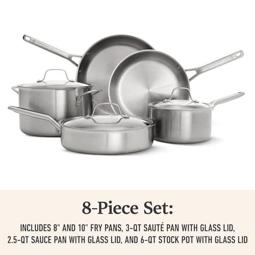 Calphalon Stainless Steel 8-Piece Cookware Set