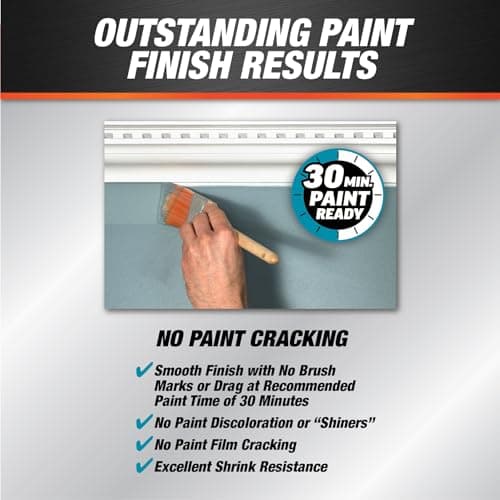 DAP Alex Plus Acrylic Latex Caulk, White, 10.1 Oz (7079818152) thumbnail 5