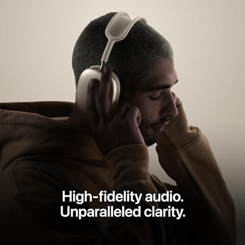 Apple AirPods Max 2 Wireless Over-Ear Headphones, Active Noise Cancellation, Adaptive Audio, Personalized Spatial Audio, Live Translation, Bluetooth Headphones for iPhone – Midnigh thumbnail 4