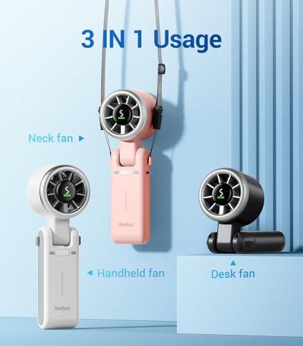 Miniatura de Ventilador Portátil Turbo Diveblues: ¡Hasta 12h de Aire Frío! 3