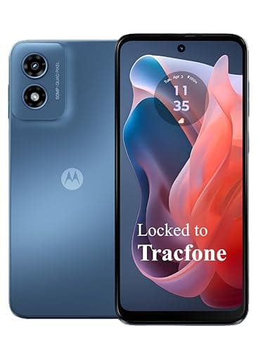 Tracfone Moto g Play 2024 Prepaid Phone with a 1-Yr Plan Included