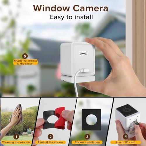 Cámara de Seguridad STSVA 3MP 2K para Ventana con Visión Nocturna a Color y WiFi Dual