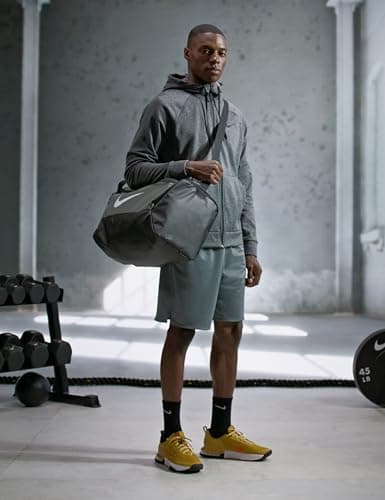 Miniatura de Nike Unisex Brasilia Training Duffel Bag (Small, 41L), Iron Grey/Black/White, MISC 5