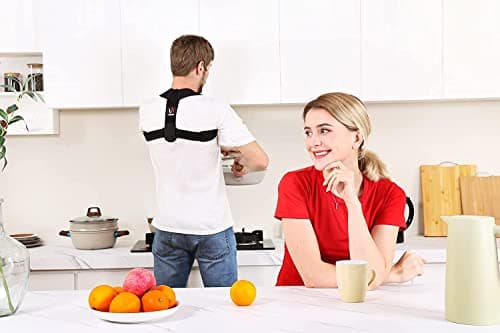 Schiara Posture Corrector for Men and Women, Comfortable Upper and Back Brace, Adjustable Back Support for Back, Shoulder and Neck thumbnail 5