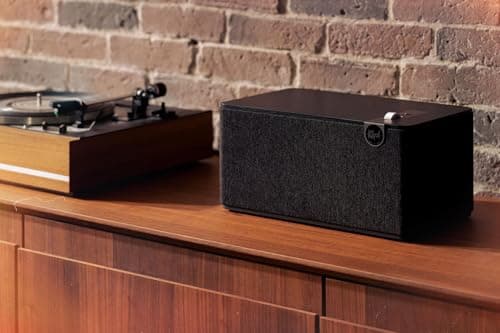 Miniatura de Klipsch The Three Plus: Bocina Bluetooth Premium con Entradas para Vinilos, Bluetooth 5.3, Negro Mate 8