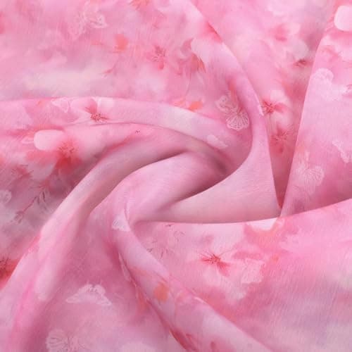 Scarlet Darkness Floral Maxi Skirts for Women 2026 Summer Flowy Ruffle Long Skirt with Pokets Pink L thumbnail 8