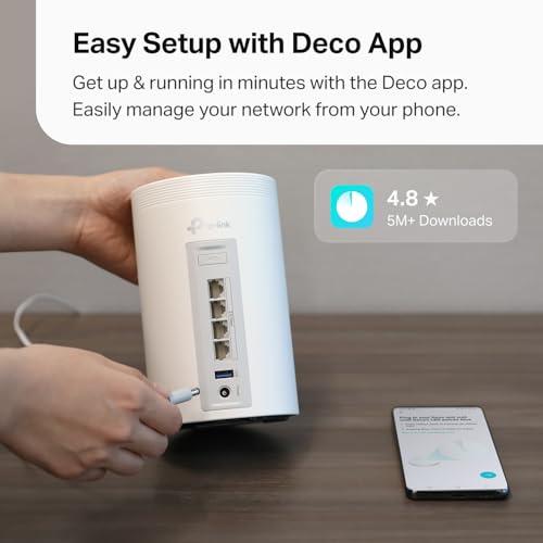 TP-Link Deco 7 Pro BE63 Tri-Band WiFi 7 BE10000 Whole Home Mesh System - 6-Stream 10 Gbps, 4x2.5G Ports Wired Backhaul, 4X Smart Internal Antennas, VPN, HomeShield, Free Expert Sup thumbnail 10