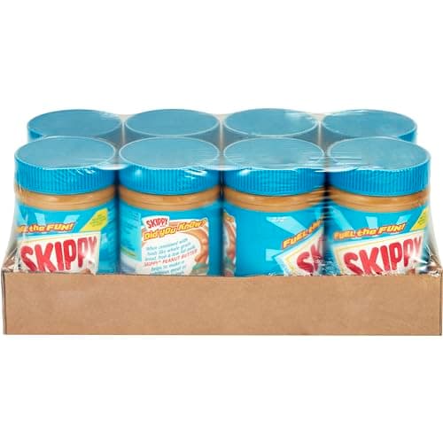 (S&S) SKIPPY Creamy Peanut Butter, Plant Based Protein, 16.3oz x8 thumbnail 3