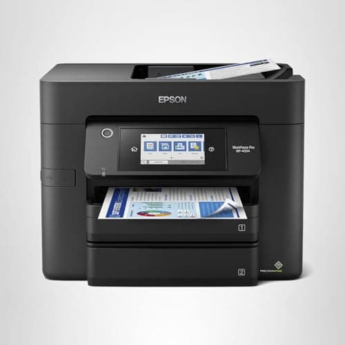 Epson Workforce Pro WF-4834 Wireless All-in-One Printer with Auto 2-Sided Print Copy, Scan and Fax, 50-Page ADF, 500-sheet Paper Capacity, 4.3" Color Touchscreen thumbnail 9