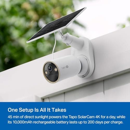 Tapo MagCam 4K Outdoor Wireless Security Camera – Battery Power with Solar, Magnetic Mount, Person/Vehicle Detection, Subscription-Free SD or Optional Cloud, Compatible with Alexa, thumbnail 5