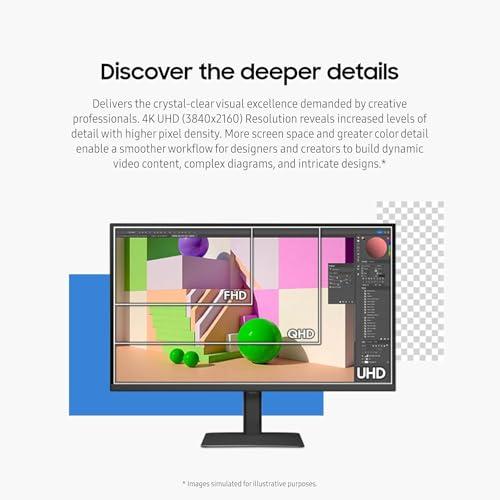 Miniatura de Monitor Samsung 27" ViewFinity S8 4K UHD HDR10 Ergonómico con Puertos Múltiples 4