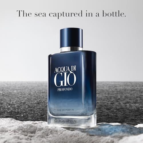 Armani Beauty – Acqua di Giò Profondo – Eau de Parfum – Men's Cologne Gift Set - Fresh & Aromatic – Travel Size & Full Size, 0.15 Fl Oz, 3.4 Fl Oz thumbnail 3