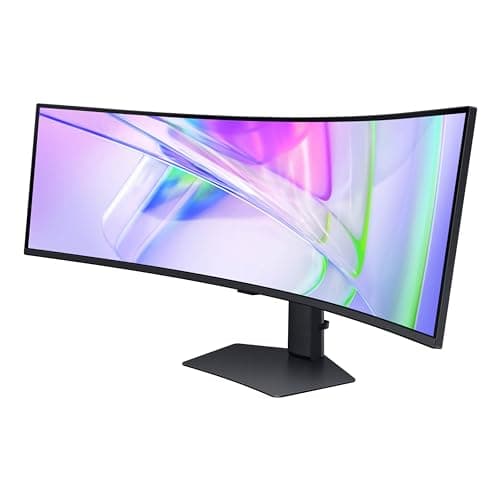 Samsung 49” Business Curved Ultrawide Dual QHD Computer Monitor, USB-C, DisplayPort, HDMI, 120Hz, VESA DisplayHDR 400, Built-in Speakers, Height Adjustable Stand, Eye Care, LS49C95 thumbnail 9