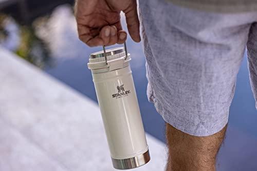 STANLEY Travel Mug with Integrated French Press 16 oz | 5 Minute Brew, 4 Hours Hot, Leakproof Lid | Mesh Filter for Coffee Grounds | Insulated Stainless Steel Coffee Maker | BPA-Fr