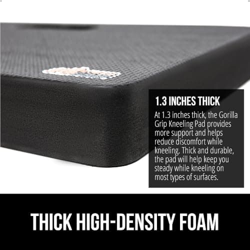 GORILLA GRIP® Extra Thick Patent Pending Supportive Foam Kneeling Pad, Large Cushion Knee Pads for Gardening, Baby Bath Time, Dirt and Water Resistant, Workout and Garden Supplies, thumbnail 3