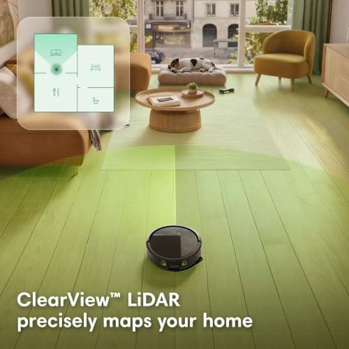 iRobot Roomba 115X Combo Robot Vacuum & Mop with AutoEmpty Dock, 15,000Pa, Self-Empties for 90 Days, Intense Power-Lifting Suction, LiDAR Navigation, Multiple Cleaning Modes, Avoids Mopping Carpet thumbnail 5