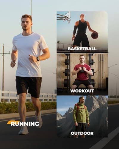 Barjneel 4 Pack Gym Mens Shorts - Basketball Athletic Shorts with Pockets Fitness Clothing Black Workout Quick Dry Shorts thumbnail 5