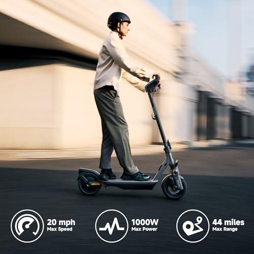 Segway Ninebot F3 Electric Scooter, 20 MPH w/ 44-Mile Range, 10" Tubeless Tires, Front Hydraulic & Rear Elastomer Suspension, UL2271/2272 Certified thumbnail 4