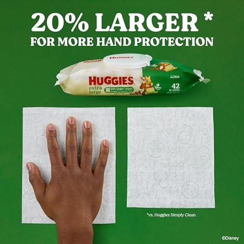 Huggies Toallitas Húmedas XL Sin Olor, 9 Paquetes con Tapa, 378 en Total