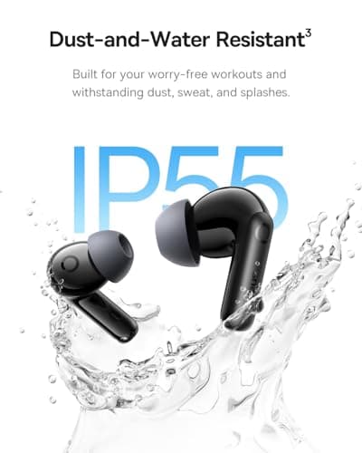 Two Items: Baseus Bass BP1 Pro ANC Wireless Earbuds + 6' 100W USB-C Cable thumbnail 6