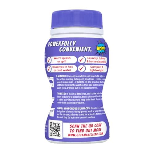 AMAZE Ultra Concentrated Bleach Tablets – Lavender Scent [32 tablets] thumbnail 3