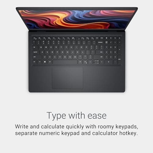 Dell 15 Laptop DC15255-15.6-inch FHD 120Hz Display, AMD Ryzen 5-7520U, 8GB LPDDR5 RAM, 512GB SSD, Radeon 610M Graphics, Windows 11 Home, Onsite Service - Carbon Black thumbnail 4
